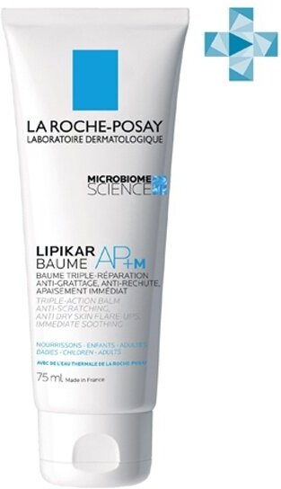 Бальзам для лица и тела LA Roche-posay Lipikar Увлажняющий, Липикар АП+М, 75 мл