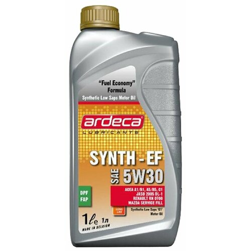 Синтетическое моторное масло Ardeca SYNTH-EF 5W30, 1 л