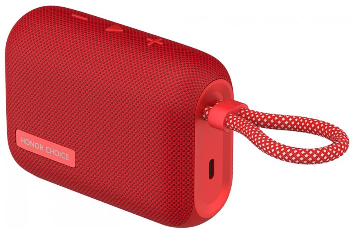 Портативная колонка Honor Choice Portable Bluetooth Speaker, Bluetooth, 5Вт, 1000 мАч, Красный 5504AAEL