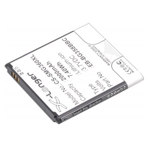 Аккумулятор Cameron Sino CS-SMG360XL 2000 мАч samsung original battery eb bg355bbe eb bg355bbc for samsung galaxy core 2 g355h sm g3556d g355 g3559 g3558 g3556d 2000mah nfc