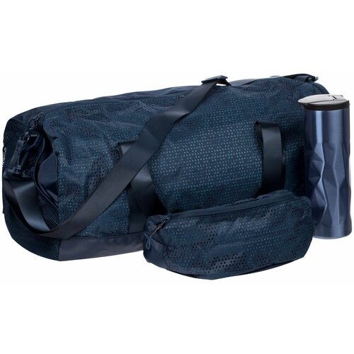 Сумка мессенджер , синий сумка спортивная amen35 см синий
