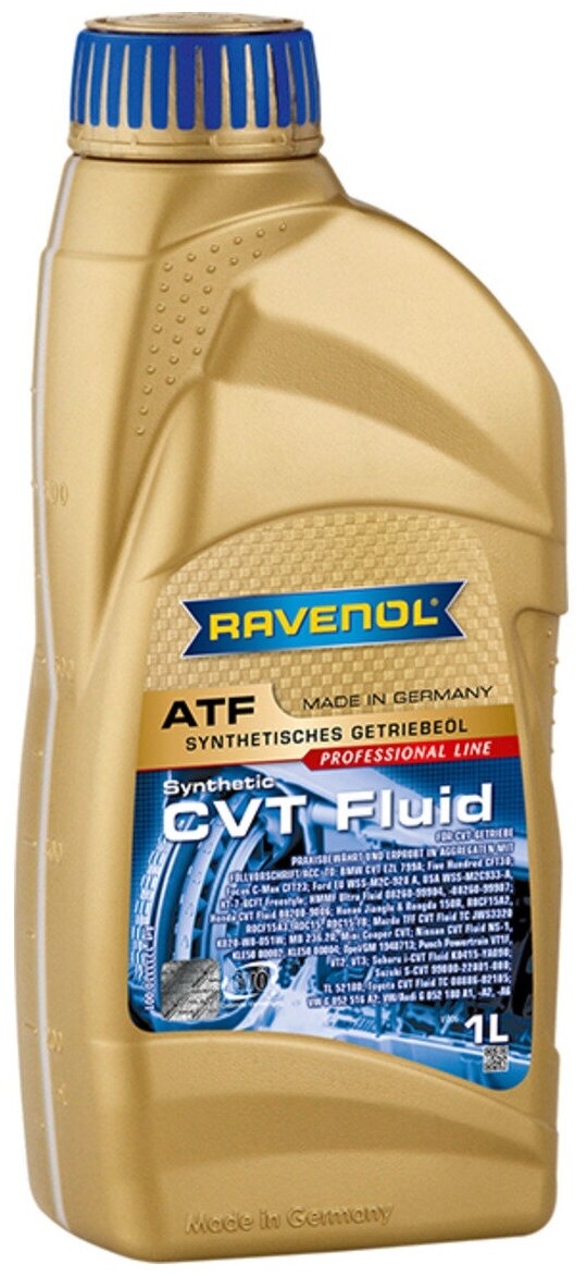 Масло Трансмиссионное Ravenol 1Л Cvt Fluid Ravenol арт. 4014835732513