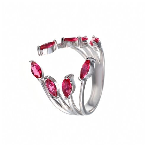 фото Element47 кольцо из серебра 925 пробы с кубическим цирконием sy-355491-r_003_wg, размер 17