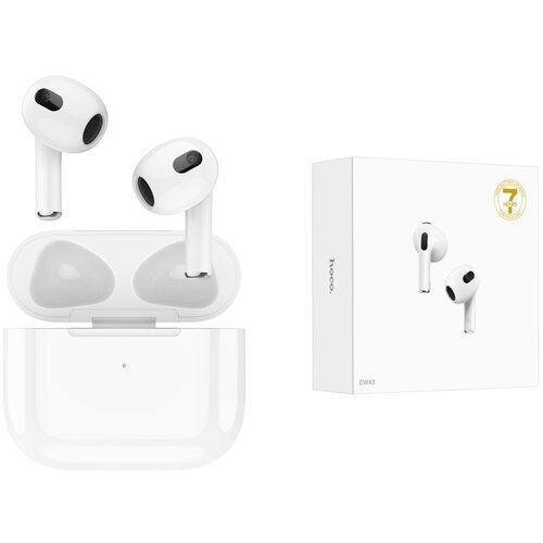 Беспроводные наушники Hoco EW43 TWS Bluetooth 53 белый 125500₽