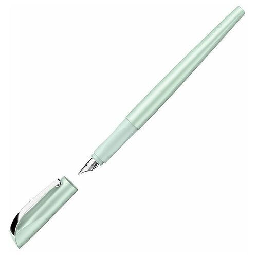 Подарочный набор перьевая ручка для каллиграфии Schneider Callissima Мята с наконечниками 1,5мм , 1,8 мм и 6 сменными картриджами