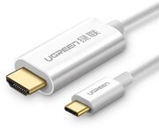 Кабель Ugreen MM121 USB-C - HDMI, 1.5 м, белый
