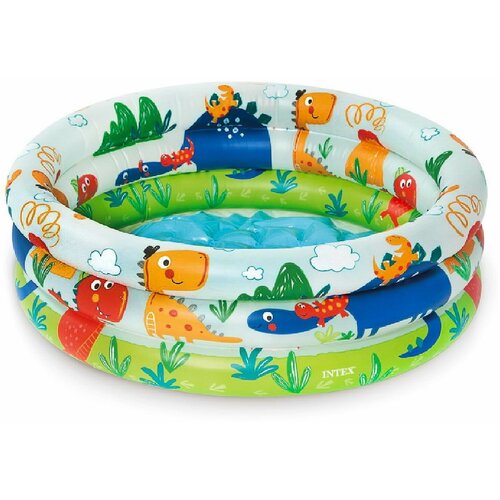 Бассейн надувной детский INTEX Beach Buddies Pool (Зверята на пляже), 1-3 года, 22см