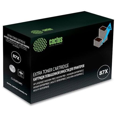 Картридж лазерный Cactus CS-CF287X-MPS, совместимый