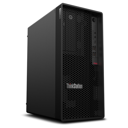 фото Рабочая станция lenovo thinkstation p340 tower (30dh00h6ru) mini-tower/intel core i9-10900k/32 гб/512 гб ssd/intel uhd graphics 630/windows 10 pro черный