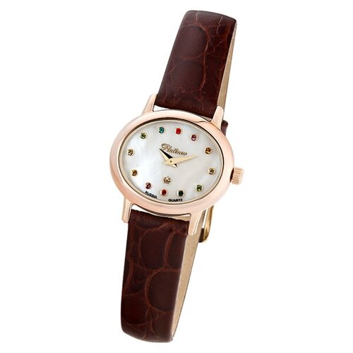 фото Наручные часы platinor, золото, белый