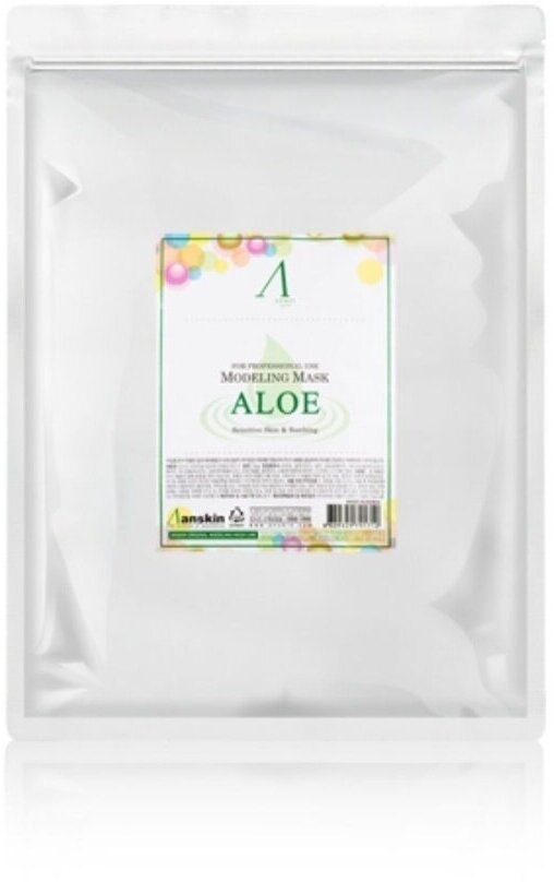 Anskin Альгинатная маска Aloe Modeling Mask с экстрактом алоэ, 1 кг.