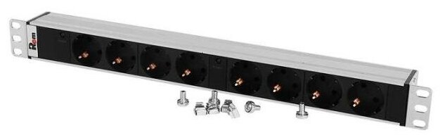 Блок силовых розеток (PDU - Power Distribution Unit) горизонтальный Цмо R-32-8S-I-440-K