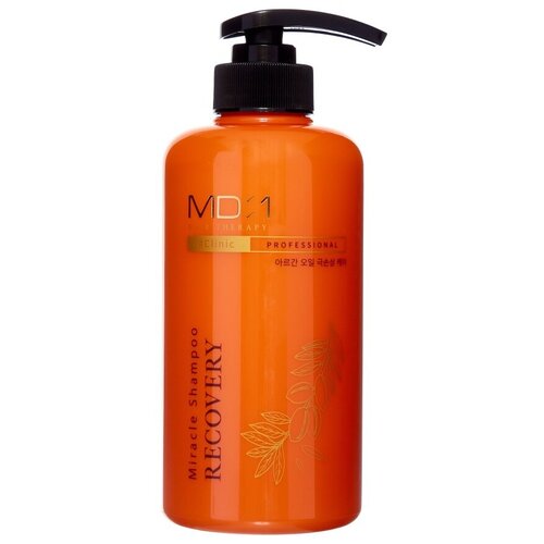 Шампунь для волос восстанавливающий Med B Md-1 Hair Therapy Miracle Recovery Shampoo с маслом арганы 500 мл