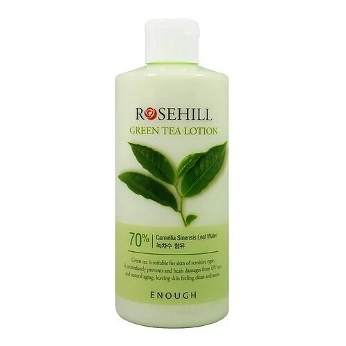 Enough Лосьон с экстрактом зеленого чая Rosehill Green Tea 70%, 300 мл