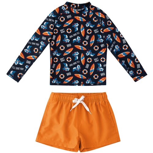 Костюм для плавания Oldos, размер 92-52, оранжевый, синий костюм oldos размер 92 52 оранжевый черный