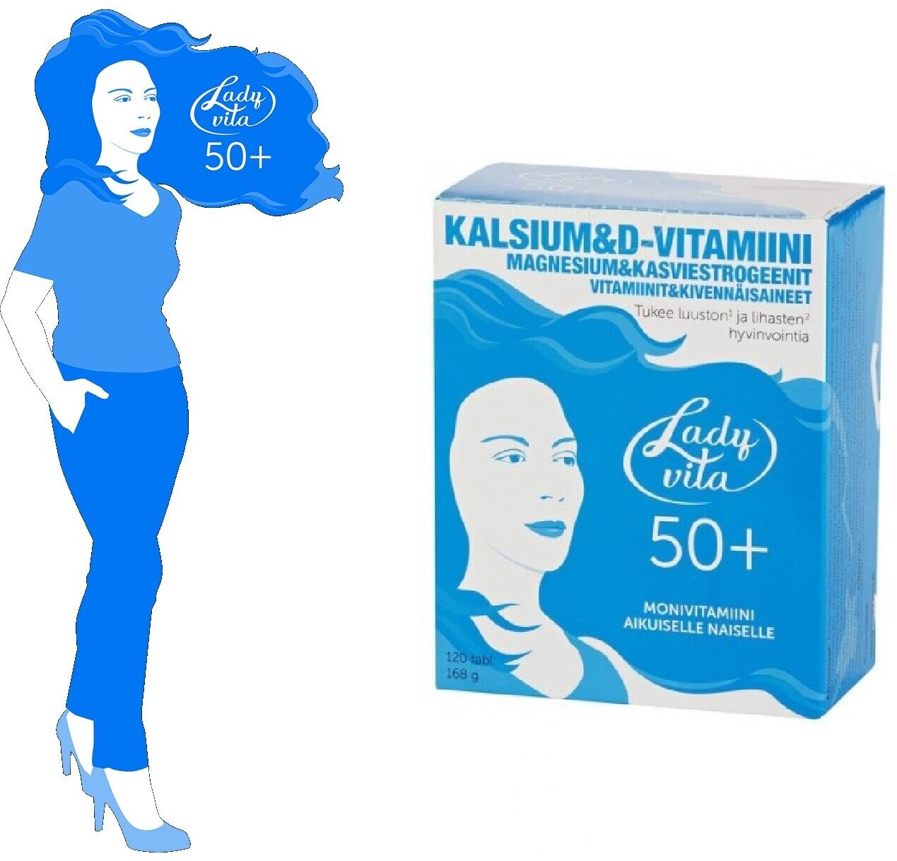 Lady vita 50+ мультивитамины для женщин.