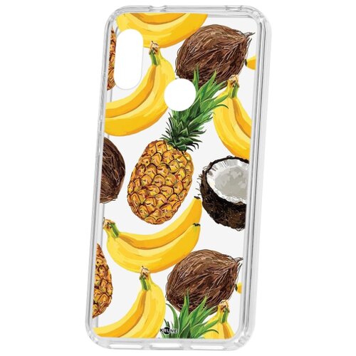 фото Чехол на xiaomi redmi 6 pro kruche print тропический микс