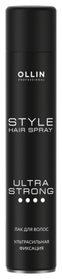 Ollin Ollin Style Лак для волос ультрасильной фиксации (Лак для волос ультрасильной фиксации), 500 мл