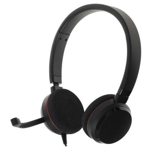 Jabra Компьютерная гарнитура Jabra Evolve 20 Stereo MS, USB-C гарнитура проводная jabra evolve 40 ms mono 6393 823 109 usb адаптер с разъемом 3 5 мм jack для microsoft lync