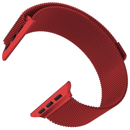 Сменный браслет для Apple Watch 38-40mm Milano №08 бордовый красный