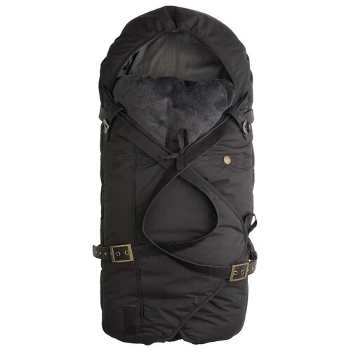 фото Детский утепленный конверт-трансформер sleepbag mini black/grey