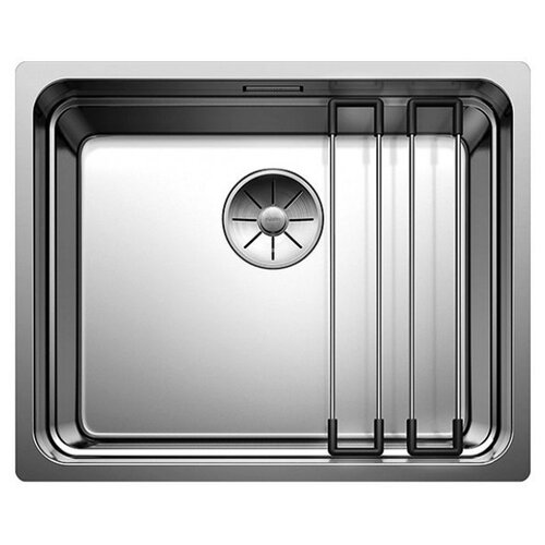 Врезная кухонная мойка 44х54см, Blanco Etagon 500-IF, нержавеющая сталь полированная