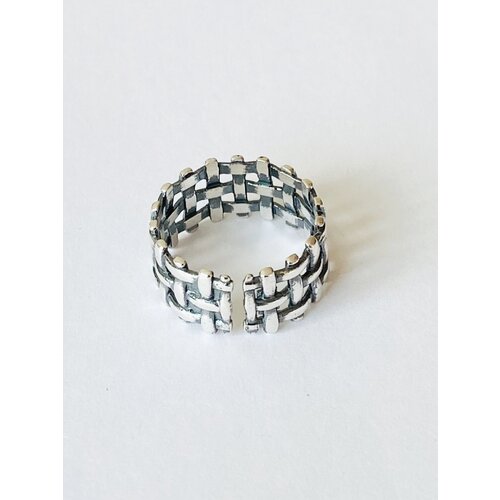 Перстень SADAF серебро, 925 проба, чернение, оксидирование, безразмерное