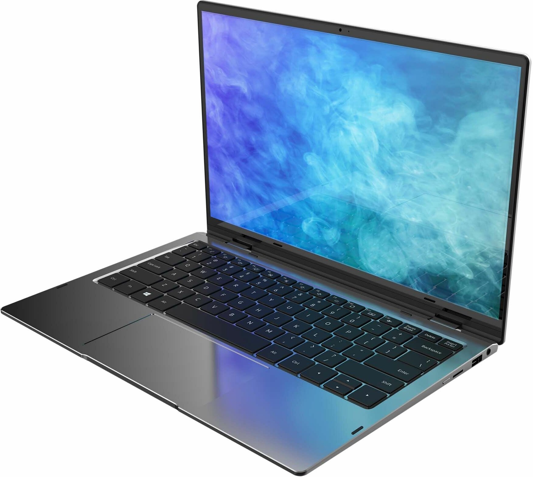 Ноутбук HIPER SLIM 360 H1306O582DM (13.3", Core i5 1235U, 8Gb/ SSD 256Gb, Iris Xe Graphics eligible) Серый - фото №1