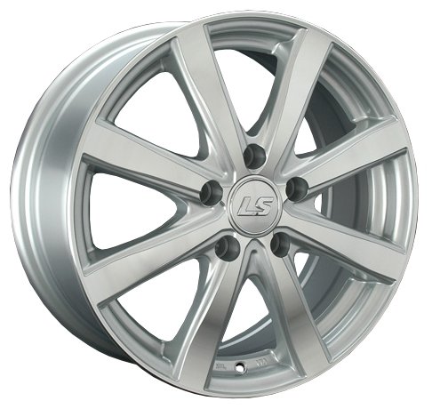 Диски LS Wheels 807 6,5x16 4x100 D60.1 ET49 цвет SF (серебро,полировка)