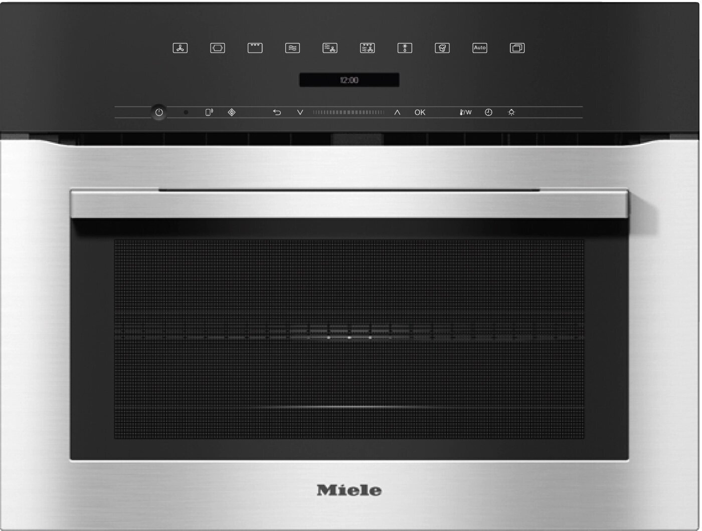 Компактный встраиваемый электрический духовой шкаф с СВЧ Miele H7140BM