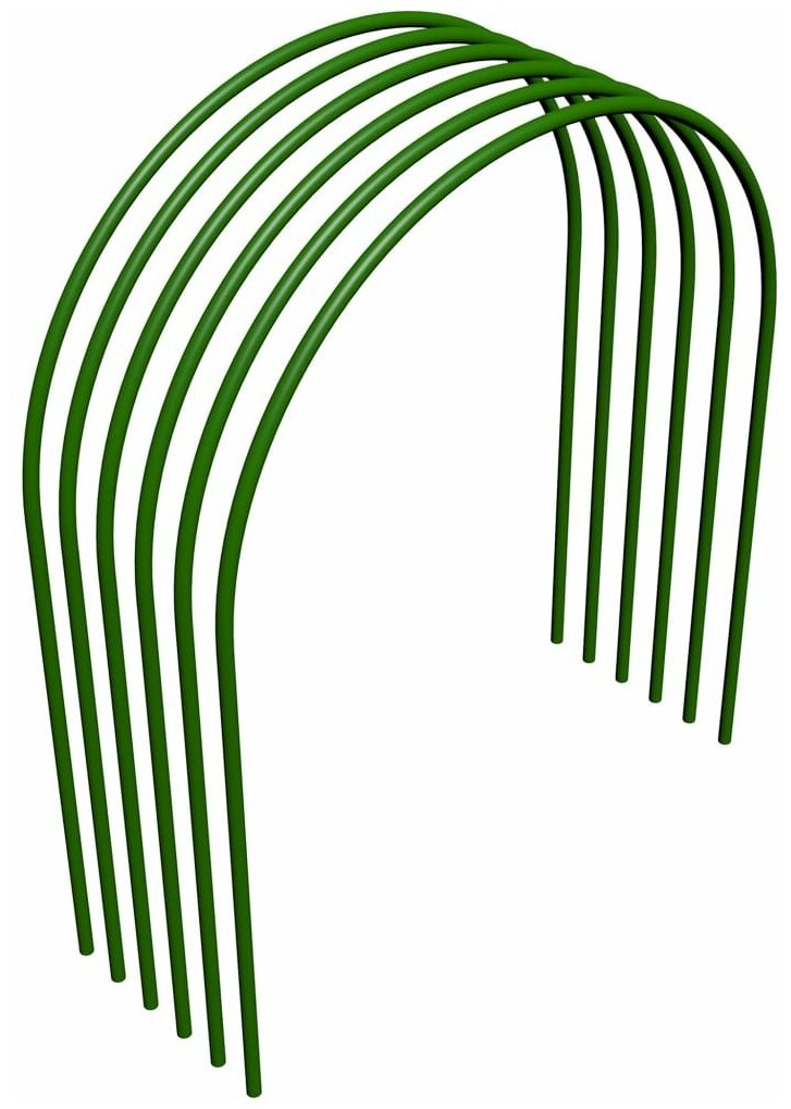 Парниковые металлические дуги Репка 2.2 м, в ПВХ, 6 шт. 5001 - фотография № 1