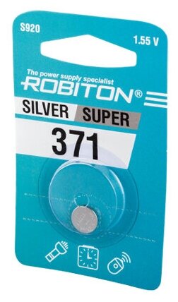Элемент питания ROBITON SUPER R-371-BL1 371 (SR920SW) BL1