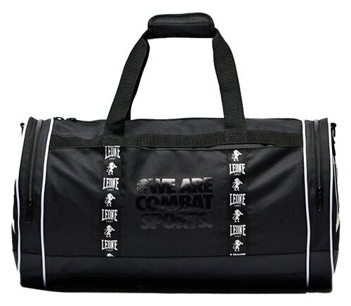 Сумка Leone 1947 Duffle Bag Ambassador черная 60х32cм - фотография № 2