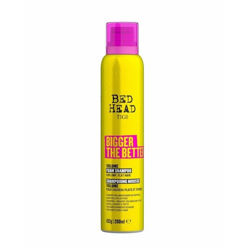 Пенный шампунь для придания объёма волосам - TIGI Bed Head Bigger The Better Volume Foam Shampoo 200 мл 200 ml