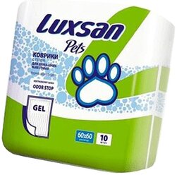 Пеленки для собак впитывающие Luxsan Pets Gel 60х60 см 10 шт.