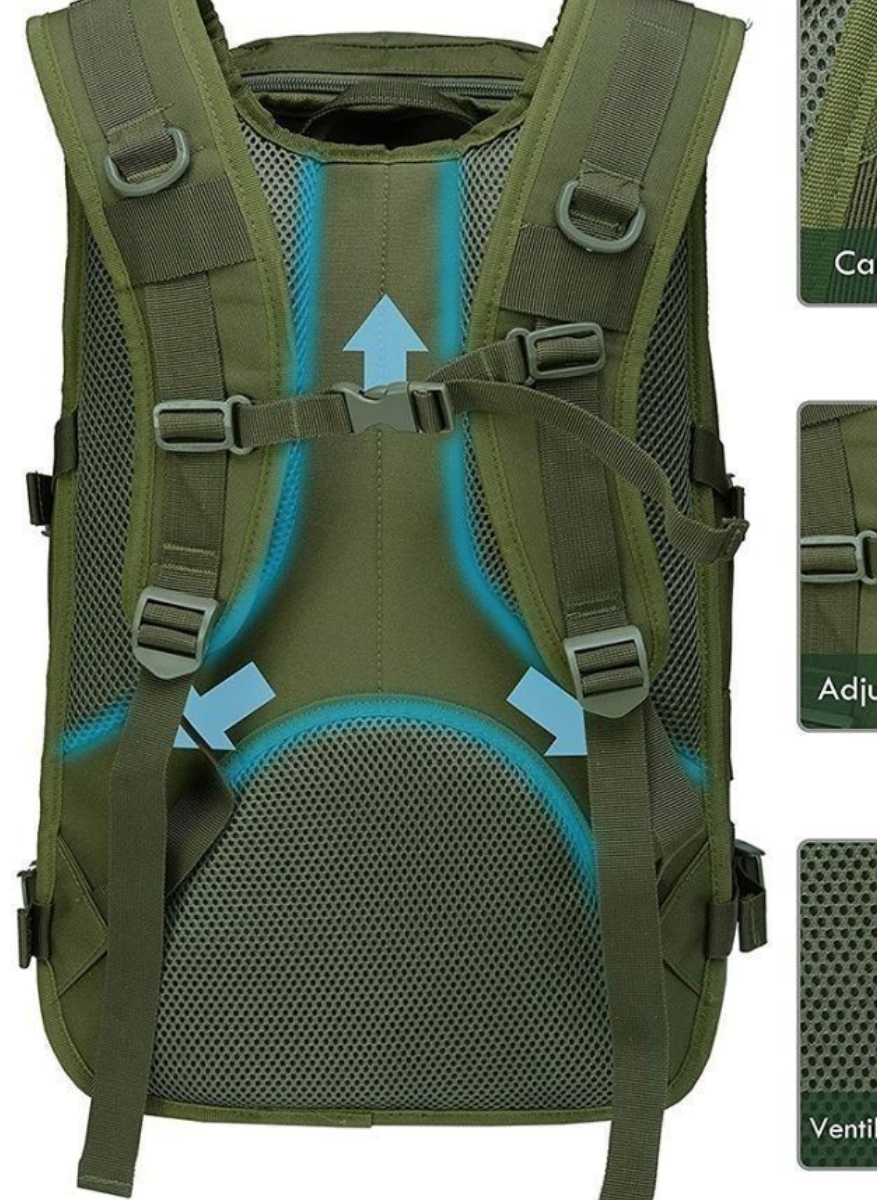 Тактический Рюкзак Для Охоты и Рыбалки Оливковый