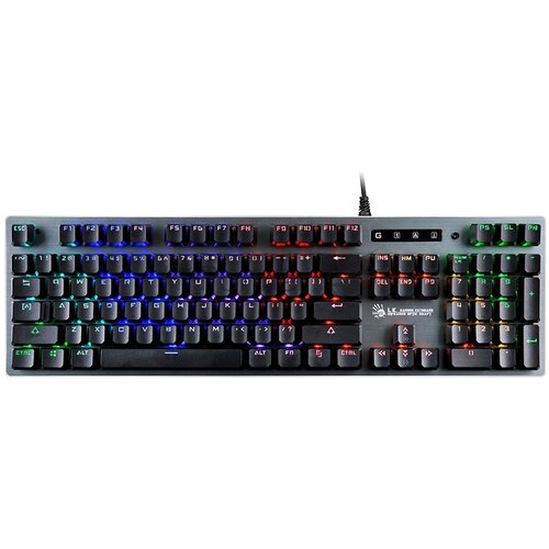 Клавиатура A4Tech Bloody B765 механическая серый USB for gamer LED 817000₽