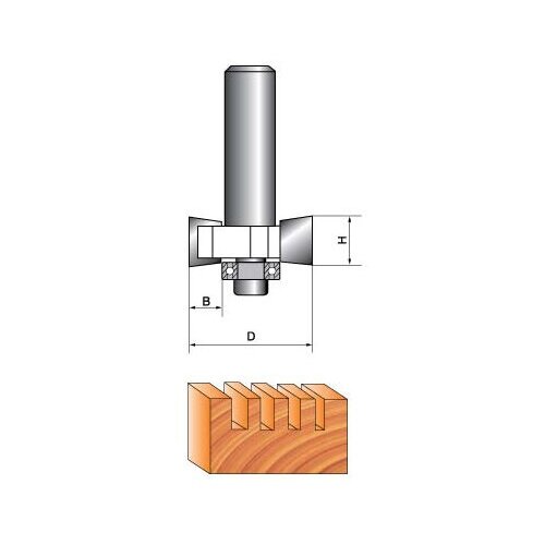 Фреза Globus 1023 h20 кромочная фальцевая