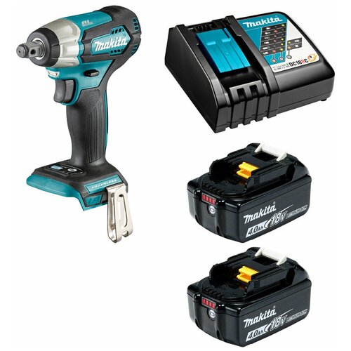 Гайковерт аккумуляторный 18В 180Нм - 12 Makita DTW181 Li-Ion 2x4Ач зу DTW181RME 3508000₽