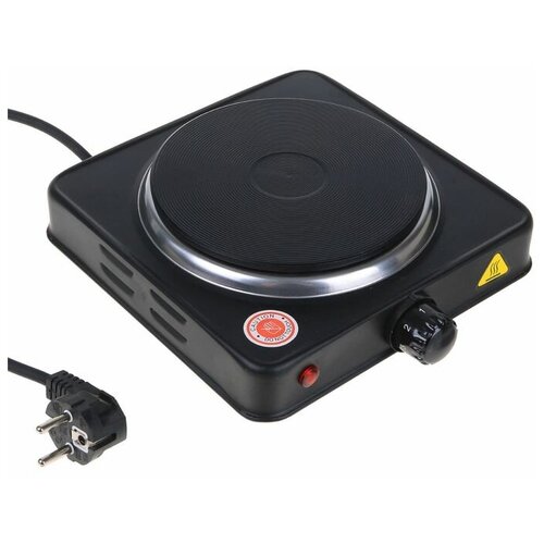 Плитка электрическая Sakura ПЭ-01В 1000 Вт 1 конфорка диск черная 201300₽