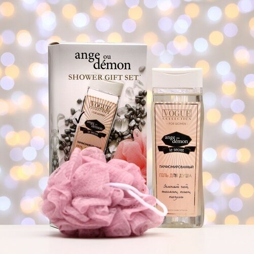 Подарочный набор Ange ou Demon : гель для душа, 250 мл + мочалка микс набор быстроразъемных растяжек ange finesse s s petzl белый