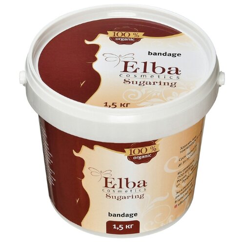 фото Паста для шугаринга Elba Cosmetics бандажная 1500 г