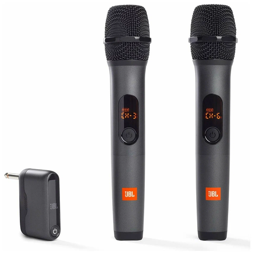 Микрофон беспроводной JBL Wireless Microphone Set, 2 шт, черный (JBLWIRELESSMICRU)