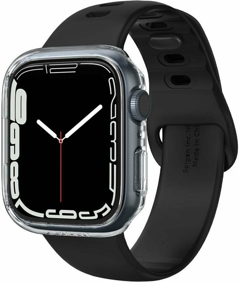 Чехол для корпуса Spigen Thin Fit для Apple Watch 7 45 ACS04179 прозрачный