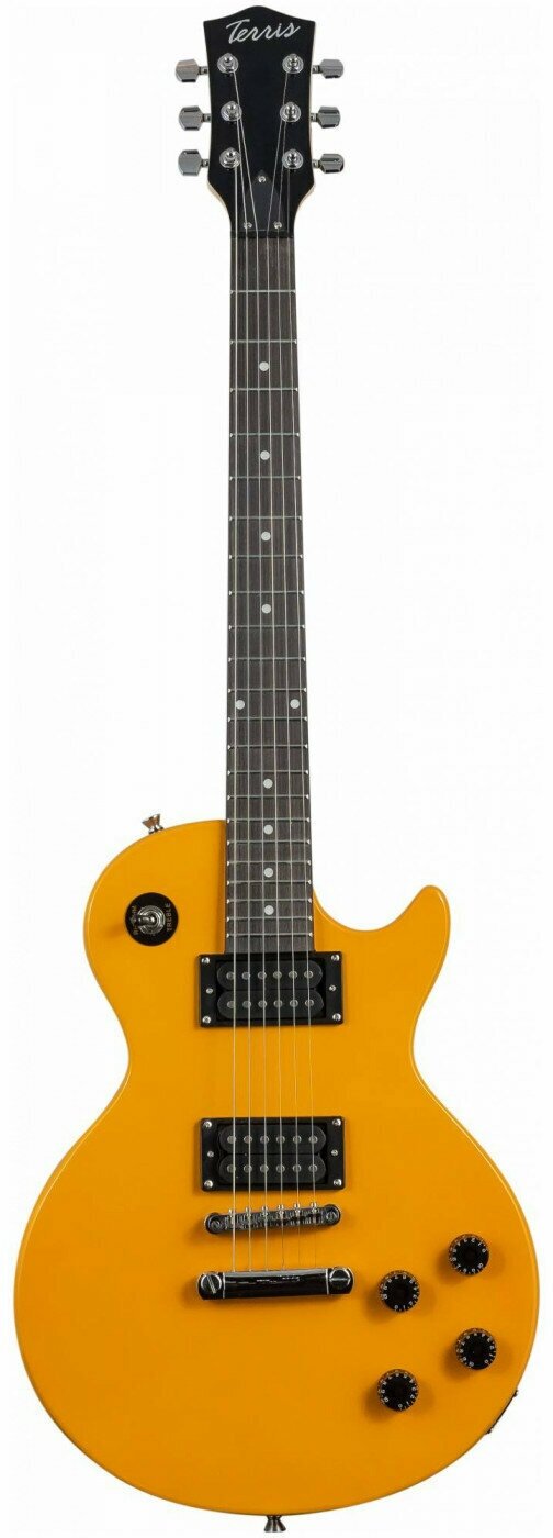 TERRIS TLP-039 YW электрогитара Les Paul, HH, 2V2T, цвет оранжевый