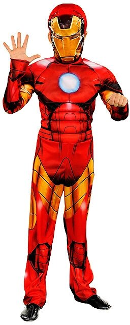 Батик Карнавальный костюм Железный Человек, рост 116 см 5090-116-60