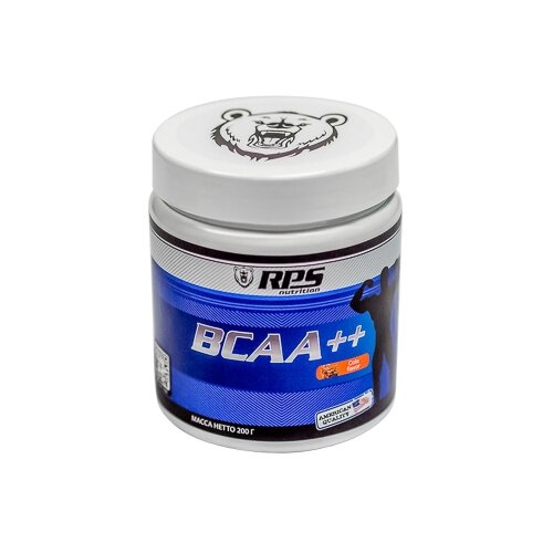 Аминокислотный комплекс RPS Nutrition BCAA++ 8:1:1, кола, 200 гр. аминокислотный комплекс rps nutrition bcaa 8 1 1 клубника 200 гр