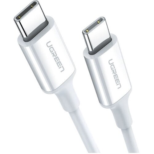 Кабель UGreen 60519, 1.5 м, белый кабель ugreen us286 50998 usb c 2 0 male to usb c 2 0 male 3a data cable 1 5м черный