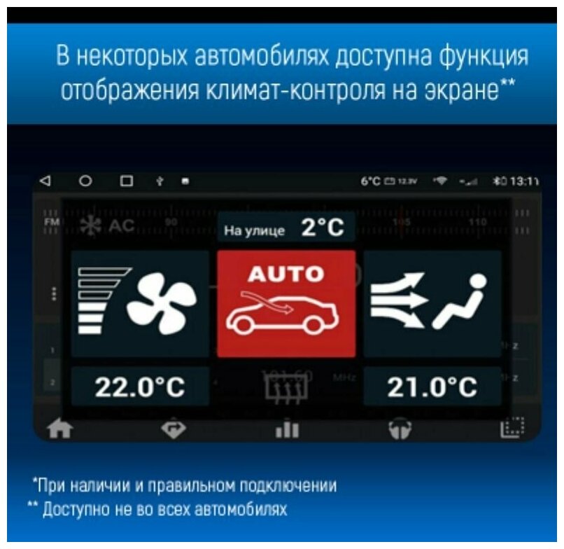 Автомагнитола 2 din/android 12/GPS/Bluetooth/Wi-Fi/DSP/4G/Экран 9" или 10"/CarPlay AndroidAuto/QLED/функция картинка в картинке