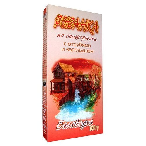 Беловодье Ржанка по-старорусски с отрубями и ростками, 500 г